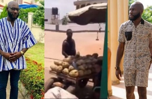 WATCH VIDEO: Kennedy Agyapong’s son shocks coconut seller