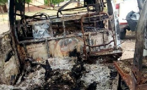 30 passengers burnt to death in gory accident at Akomadan