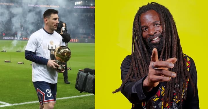 Watch: PSG uses Rocky Dawuni’s song to celebrate Messi’s 7th Ballon d’Or