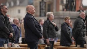 Wave of emotion' as people watch funeral in H