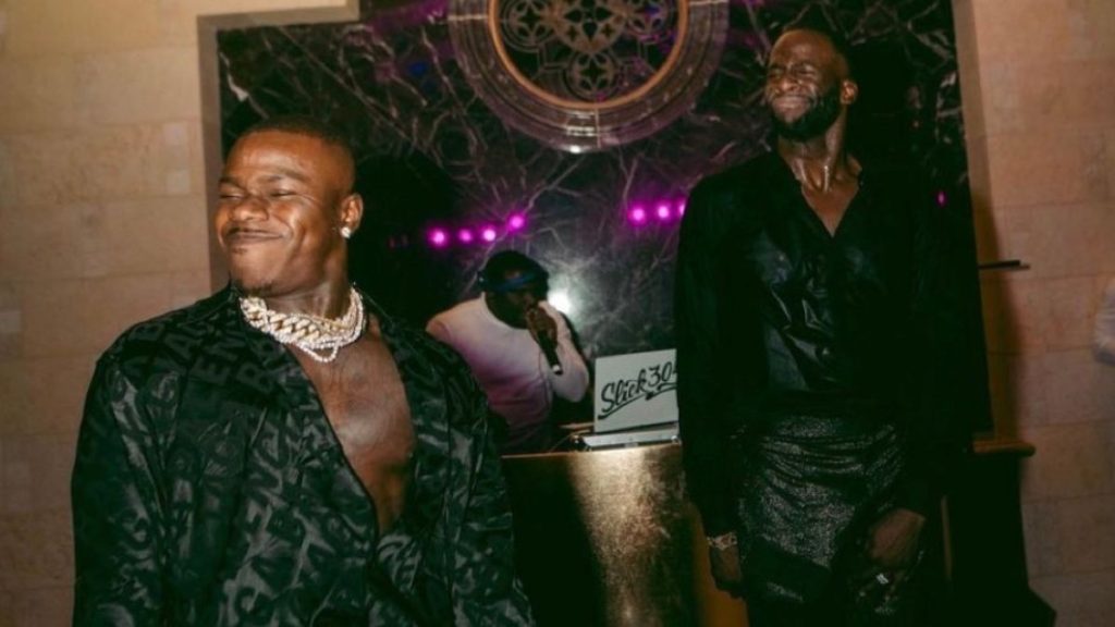 DABABY APPEARS AT DRAYMOND GREEN & HIS WIFE'S WEDDING WITH THE NBA STAR