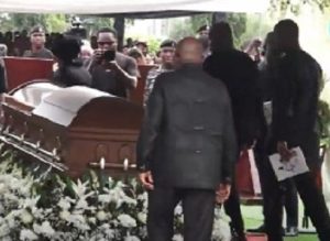Henry Quartey and President Akufo-Addo pay final respects to the late Christian Atsu