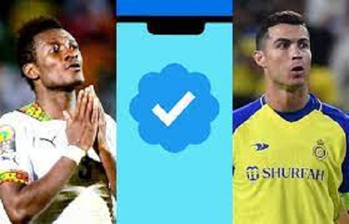 Other football stars, including Gyan, Essien, and Ronaldo, lose their Twitter legacy blue ticks