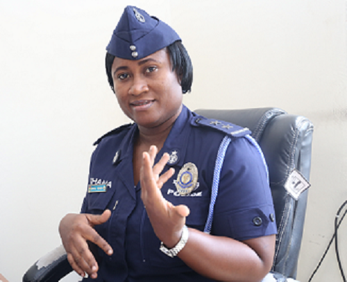 Superintendent Effia Tengey,  leaves Ghana Police Service.