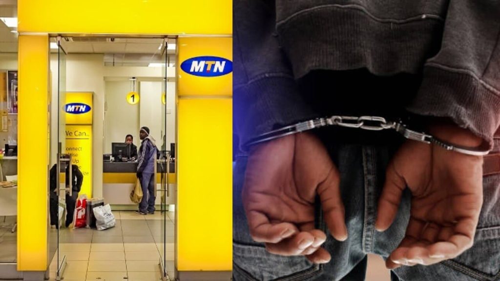 An IT student is said to have been jailed after purportedly wiping off all MTN users' bills.